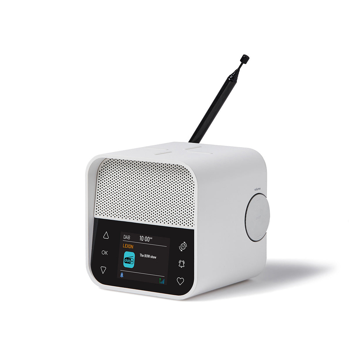 Lexon Oslo Dab &amp; Fm Alarm Clock Radio / Bluetooth Speaker / Wireless Charger - White