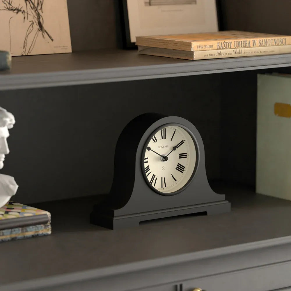 Newgate Broadway Mantel Clock-Black