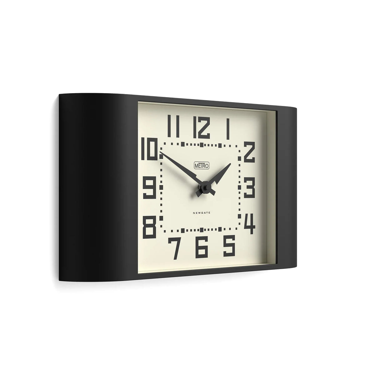 Newgate Metro Wall Clock-Black
