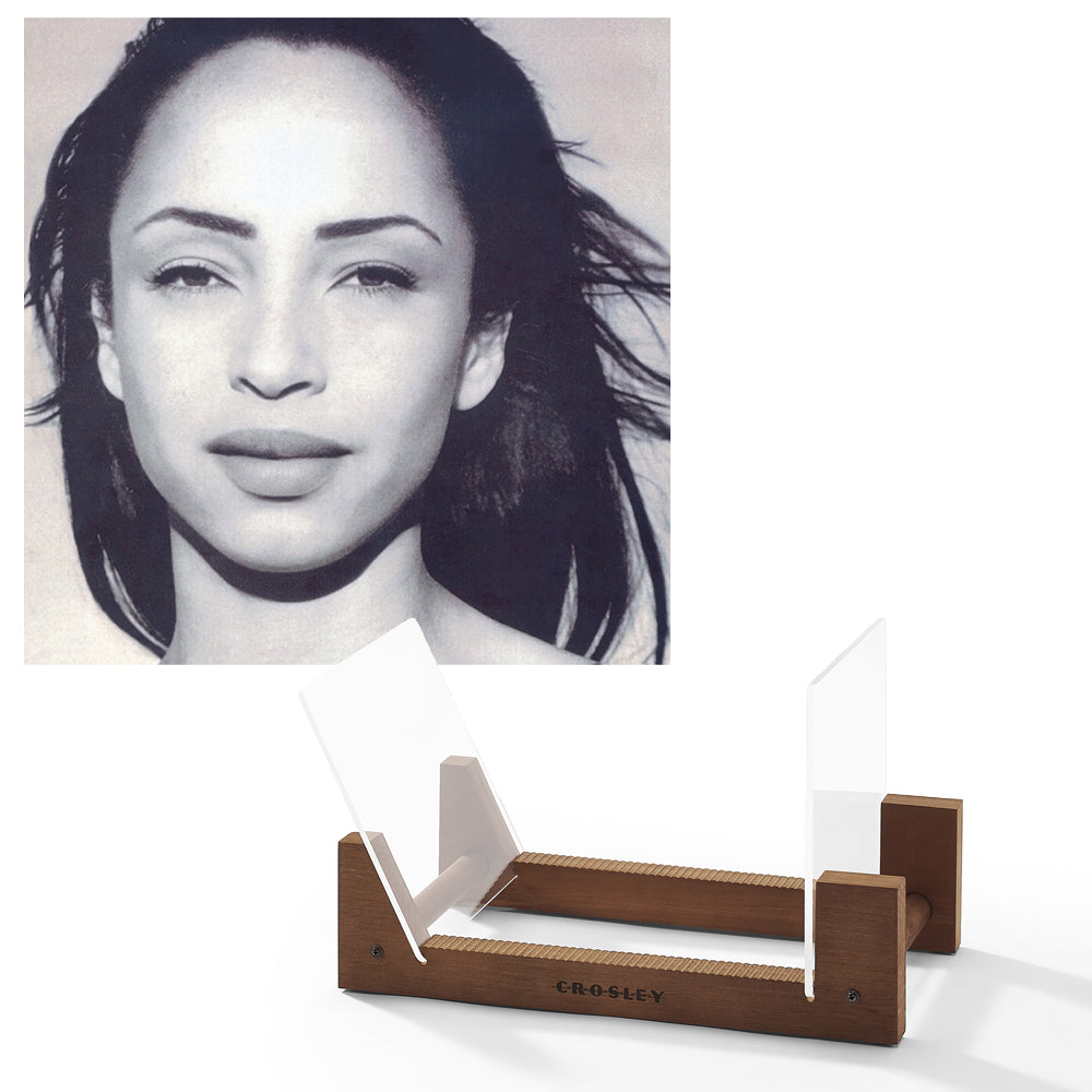 Sade The Best Of Sade Vinyl Album &amp; Crosley Record Storage Display Stand