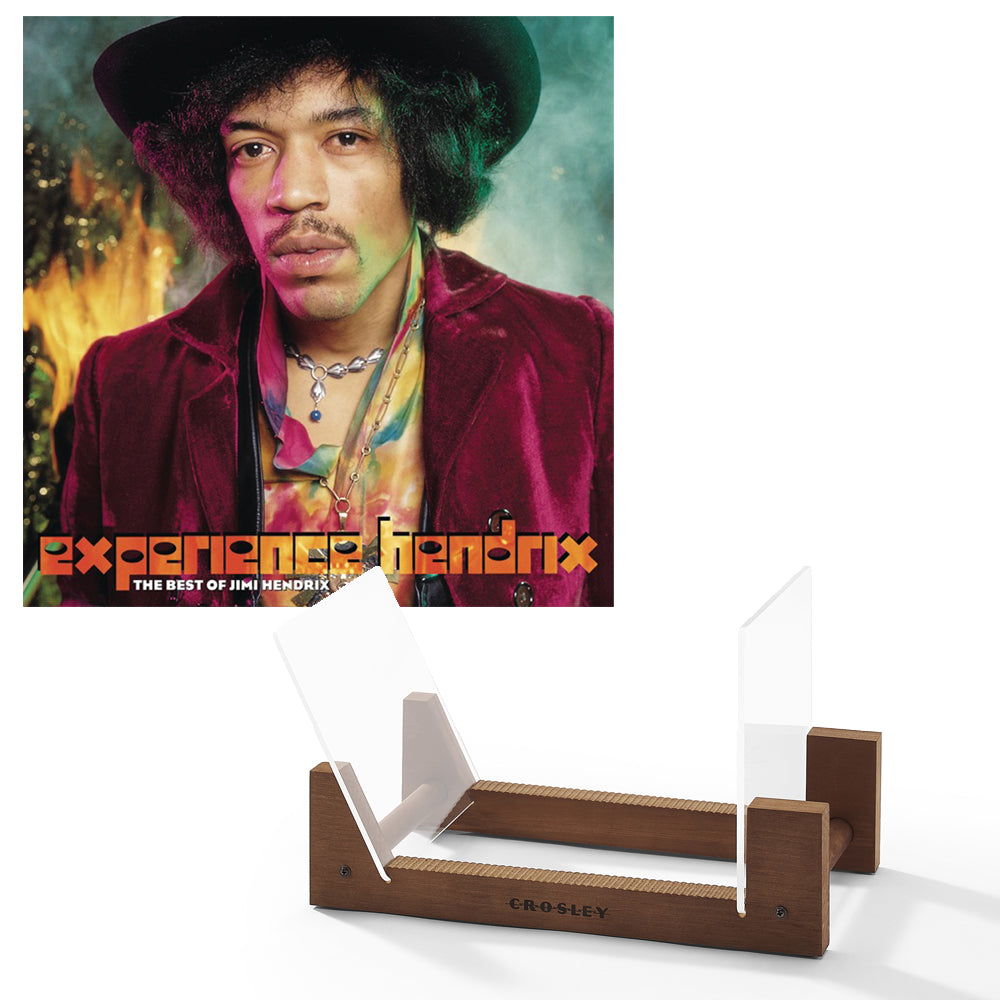 The Jimi Hendrix Experience Experience Hendrix: The Best Of Jimi Hendrix Vinyl Album &amp; Crosley Record Storage Display Stand