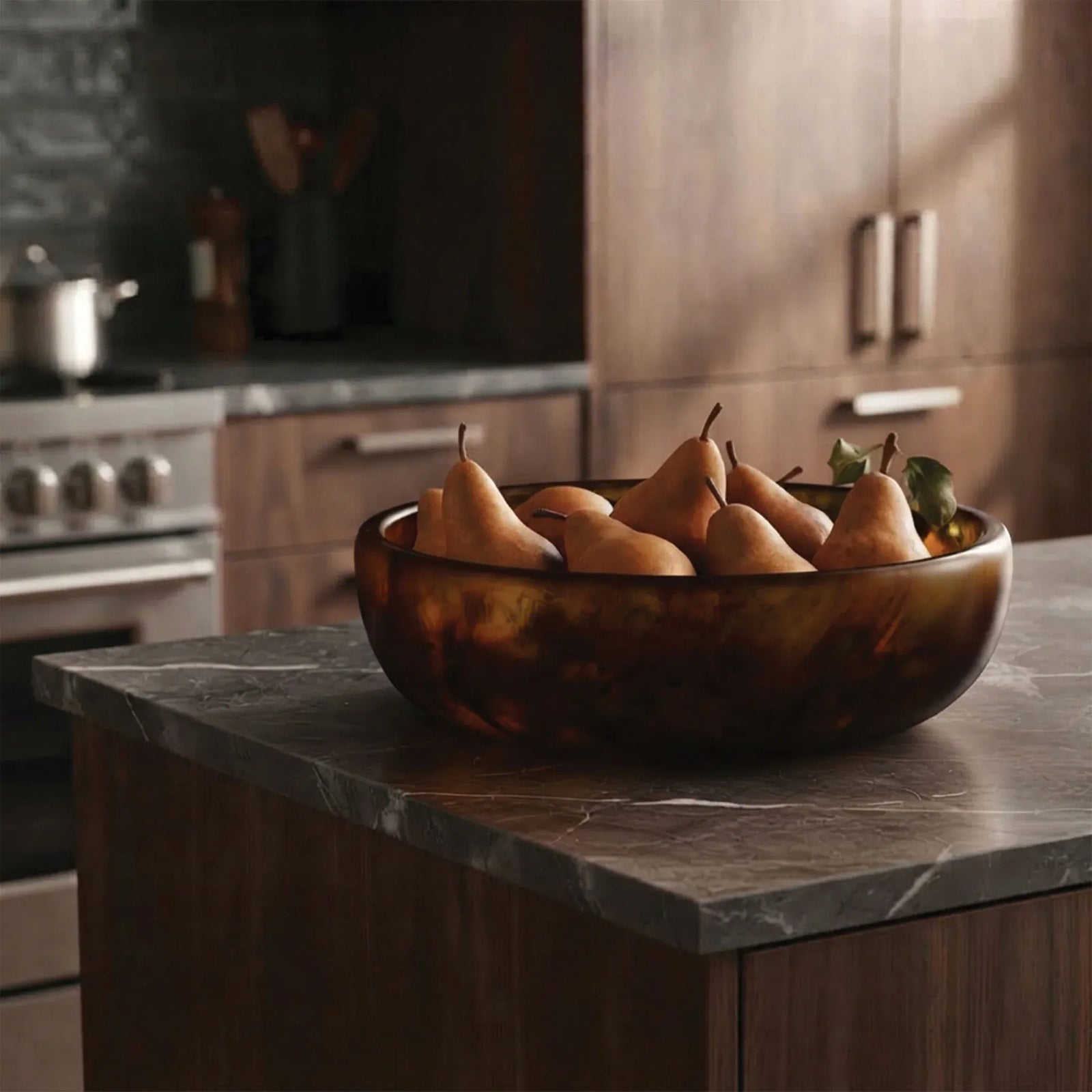 Urban Attitude GAB Extra Large Bowl 59.5 Wide by 12.5 Height - Dark Cocoa