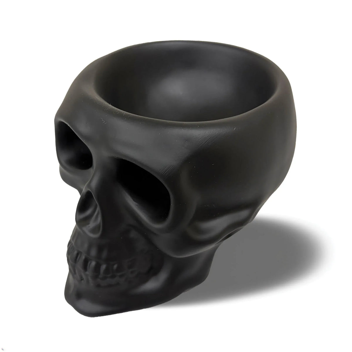 Urban Attitude Skull Statue - Matte Black