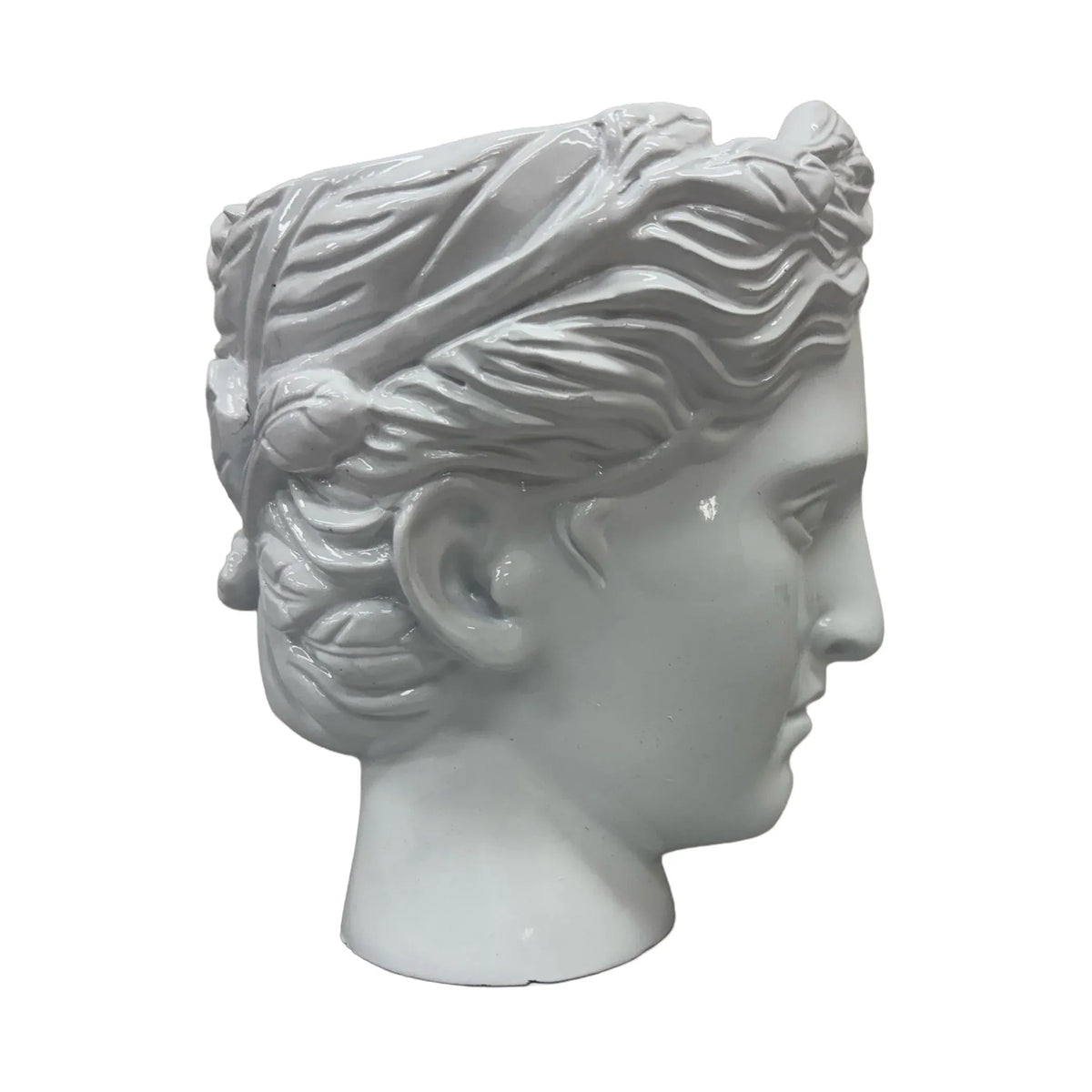 Urban Attitude Venus Head Planter - Matte White