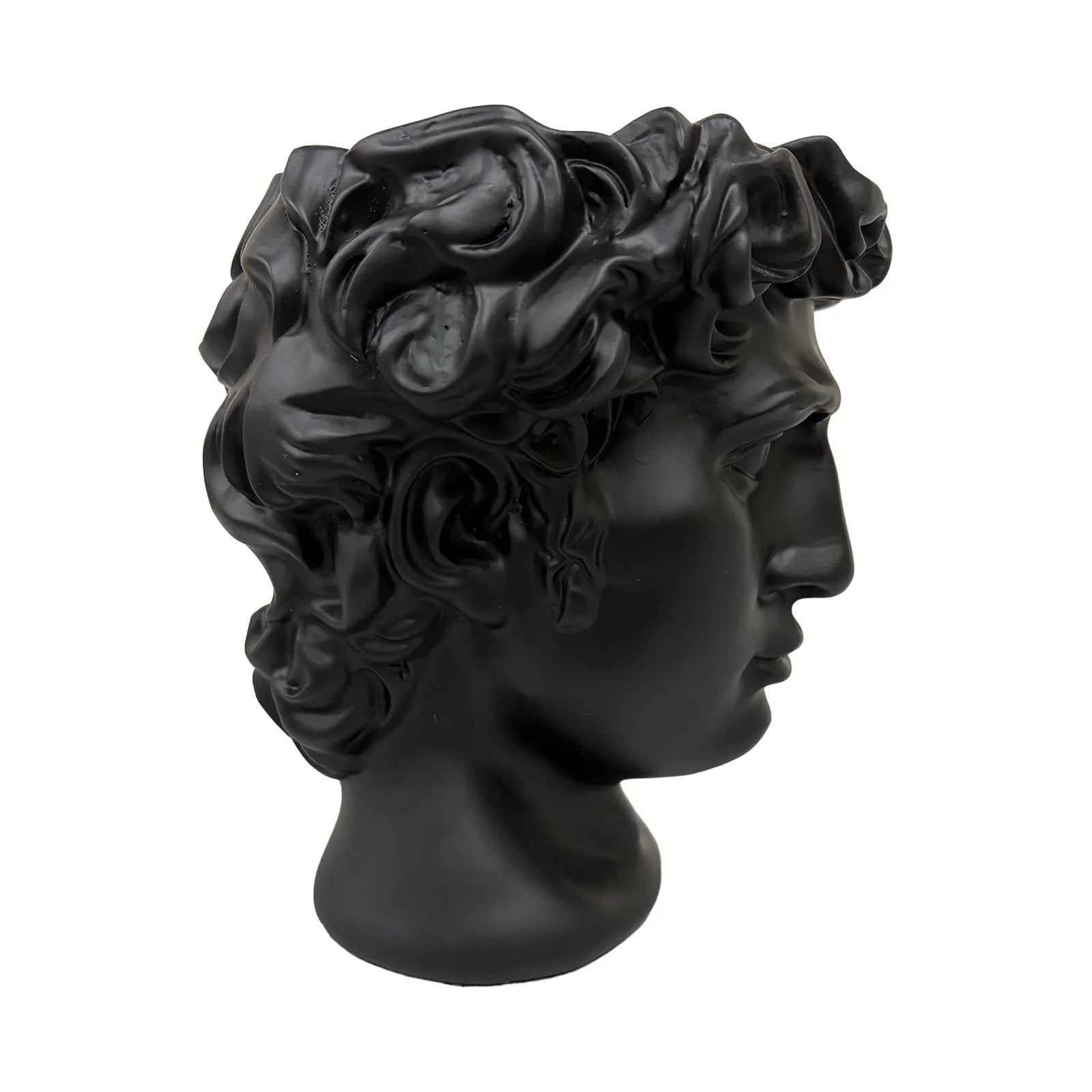 Urban Attitude David Head Planter - Matte Black