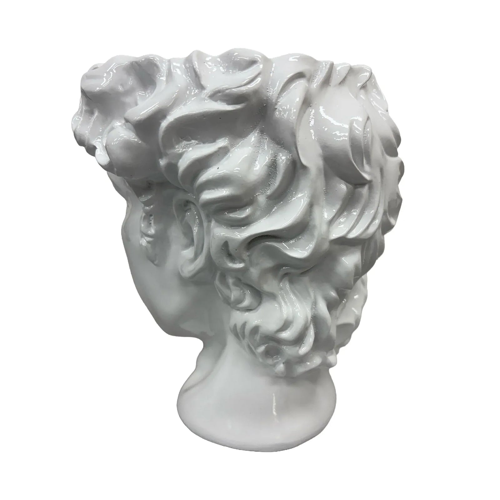 Urban Attitude David Head Planter - Matte White