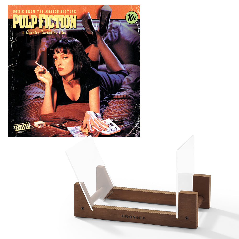 Various Artists Pulp Fiction - Vinyl Album &amp; Crosley Record Storage Display Stand