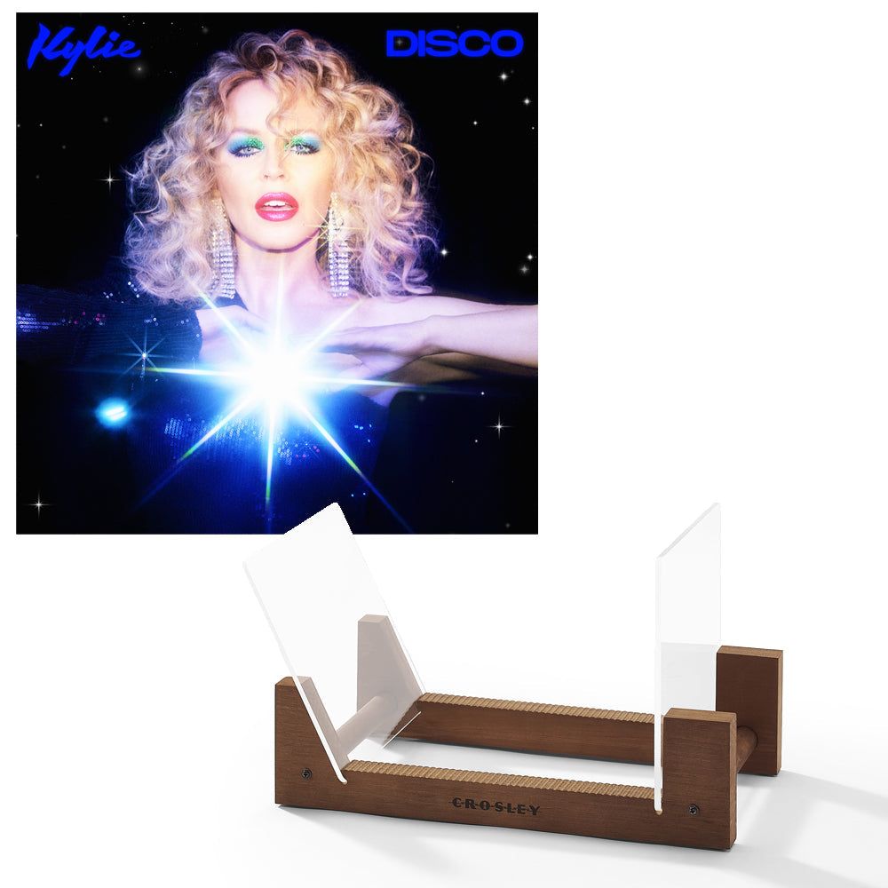 Kylie Disco - Black Vinyl Album &amp; Crosley Record Storage Display Stand
