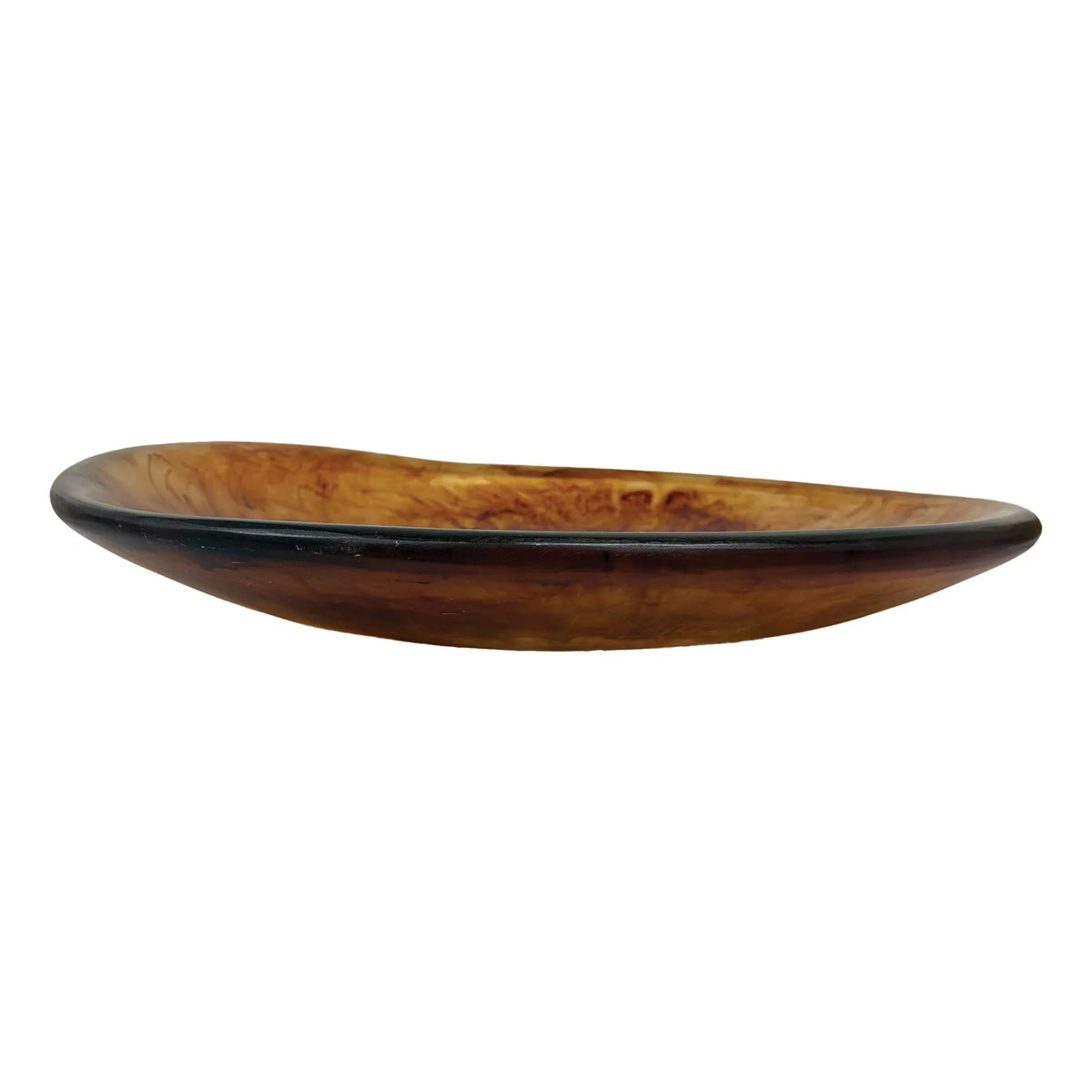 Urban Attitude SHAY Extra Large Bowl Height 6cm lowest 12cm highest by Width 52.5cm x 60cm - Dark Cocoa