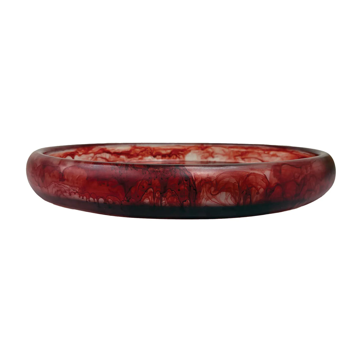 Urban Attitude MIA Extra Large Bowl Height 6cm, Width 37cm, Length 49cm - Berry Red