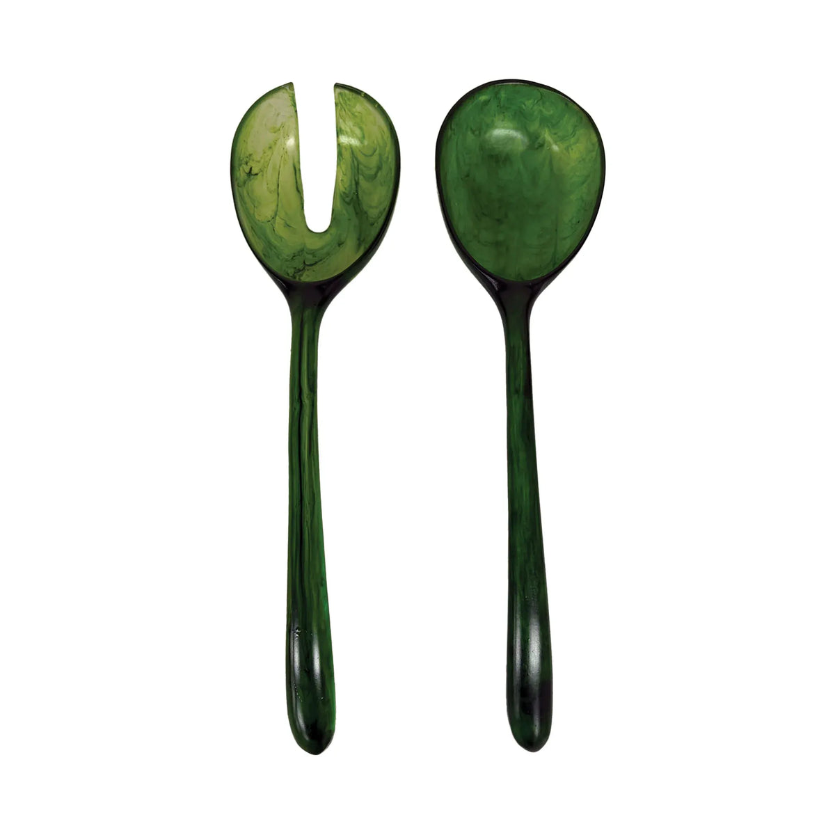 Urban Attitude LILA Large Paired Servers Length 30cm, Width 7.5cm (Spoon) - Sage Mist