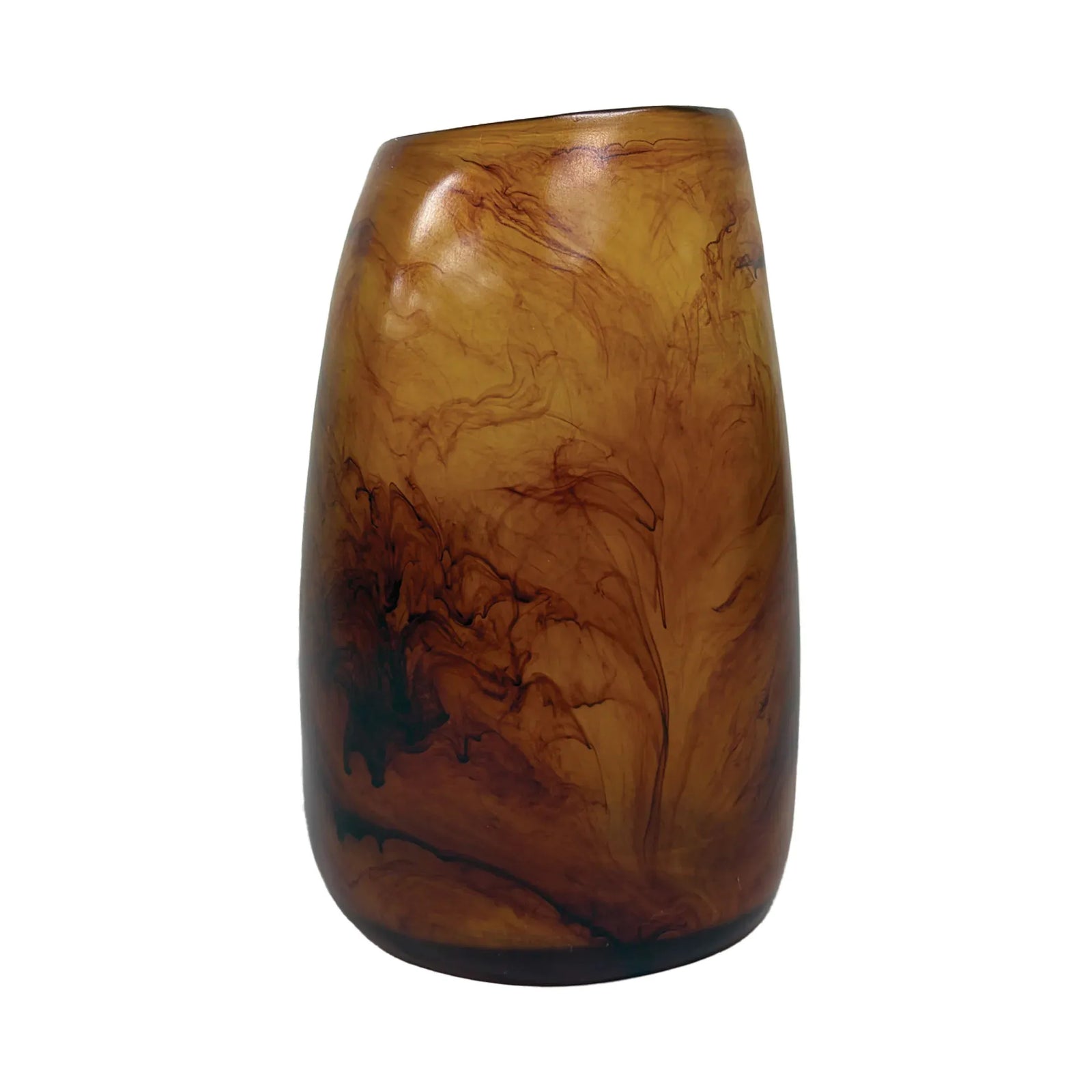 Urban Attitude RACH Large Vase Height 25.5cm, Width 17cm, Opening 6cm x 9cm - Dark Cocoa