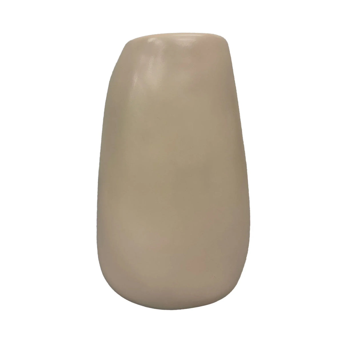 Urban Attitude RACH Large Vase Height 25.5cm, Width 17cm, Opening 6cm x 9cm - Stone Ivory