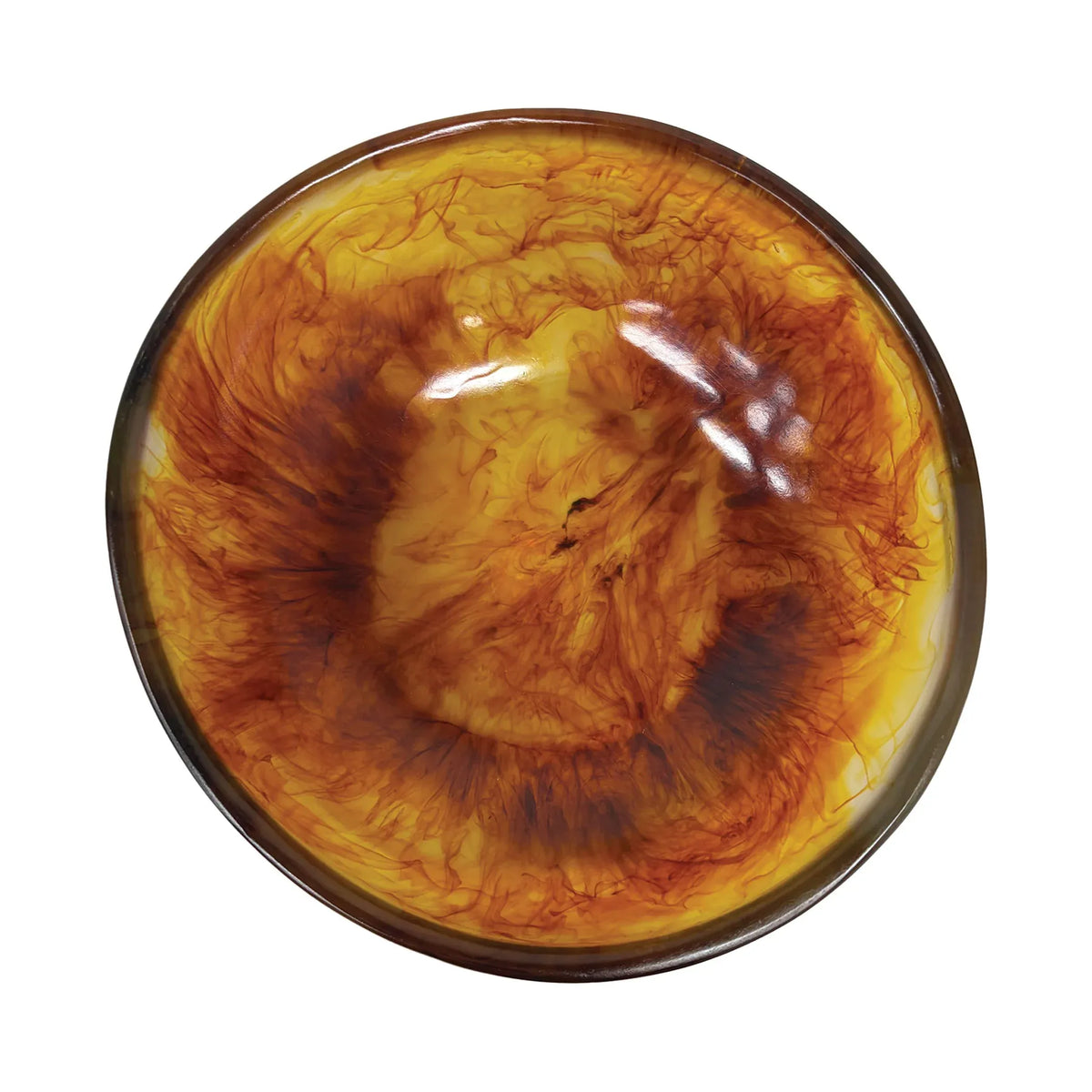 Urban Attitude RAQS Salad Bowl Height: 11.5cm, Width: 29.5cm, Length: 31cm - Burnt Amber