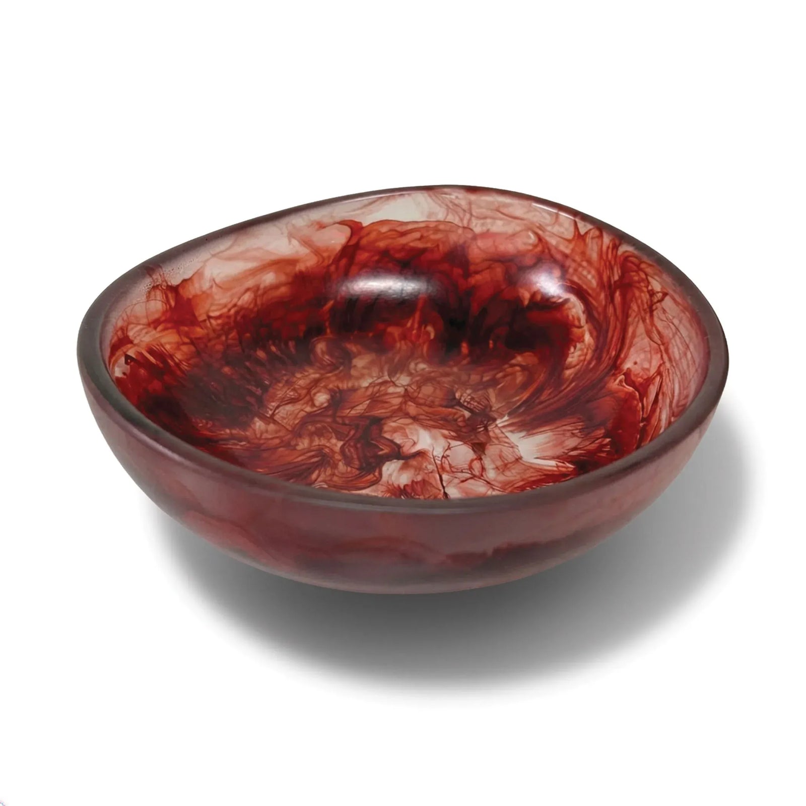 Urban Attitude RAQS Salad Bowl Height: 11.5cm, Width: 29.5cm, Length: 31cm - Berry Red