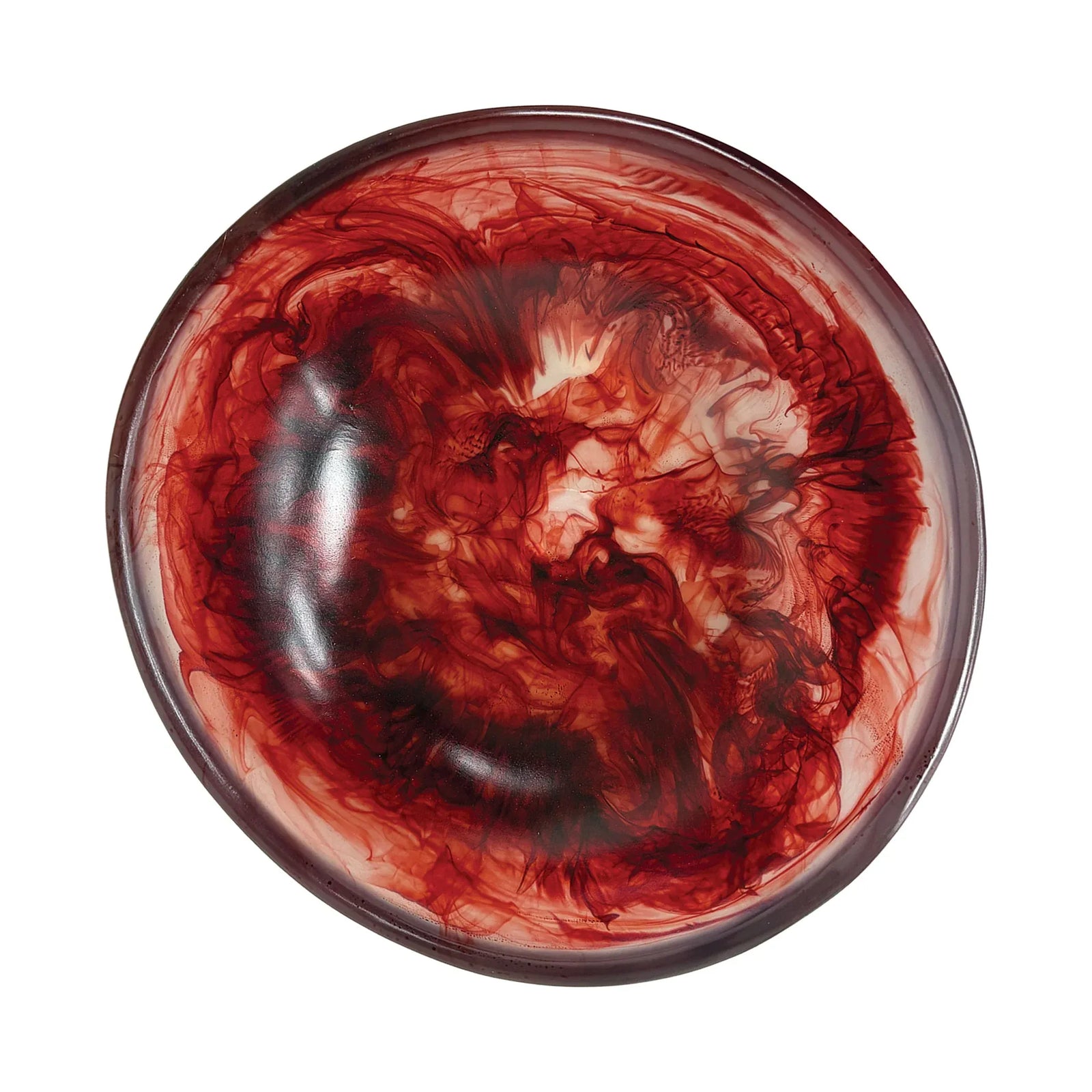 Urban Attitude RAQS Salad Bowl Height: 11.5cm, Width: 29.5cm, Length: 31cm - Berry Red