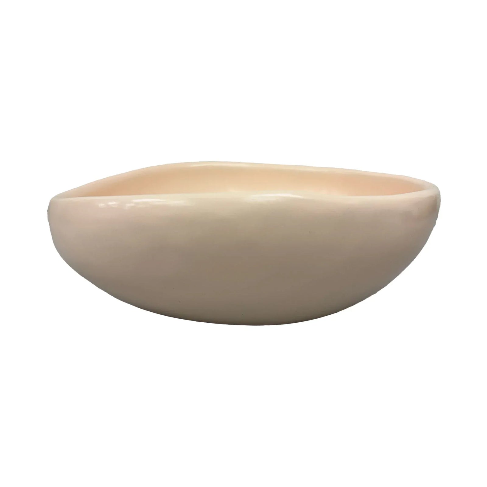Urban Attitude RAQS Salad Bowl Height: 11.5cm, Width: 29.5cm, Length: 31cm - Stone Ivory