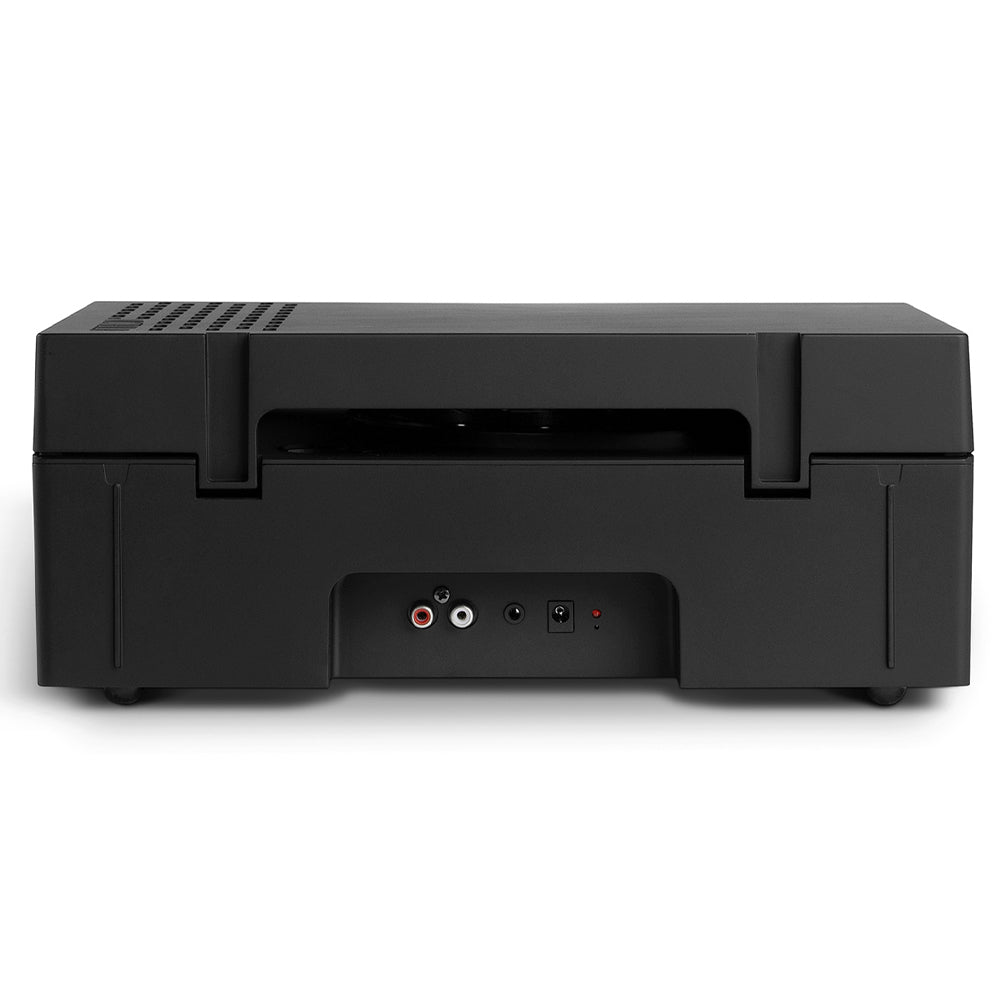 Victrola Revolution Go Turntable - Black + Entertainment Stand Bundle - Black