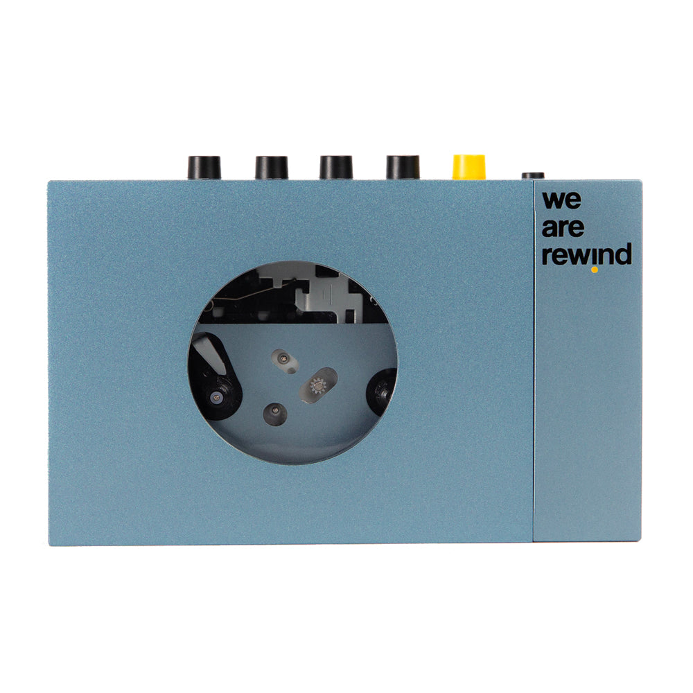 We Are Rewind Portable Cassette Player &amp; Recorder - Kurt, Blue