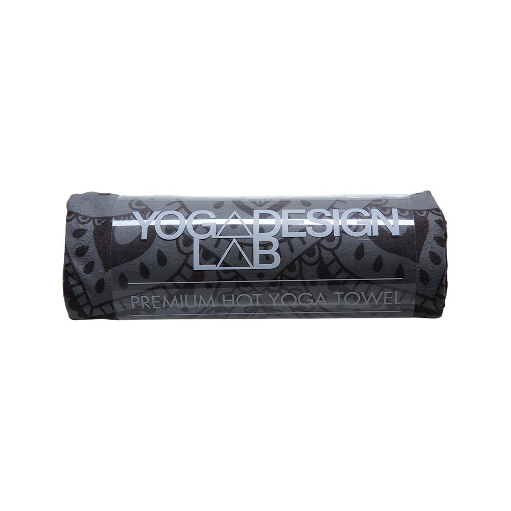 Yoga Design Lab Mat Yoga Towel Mandala Black