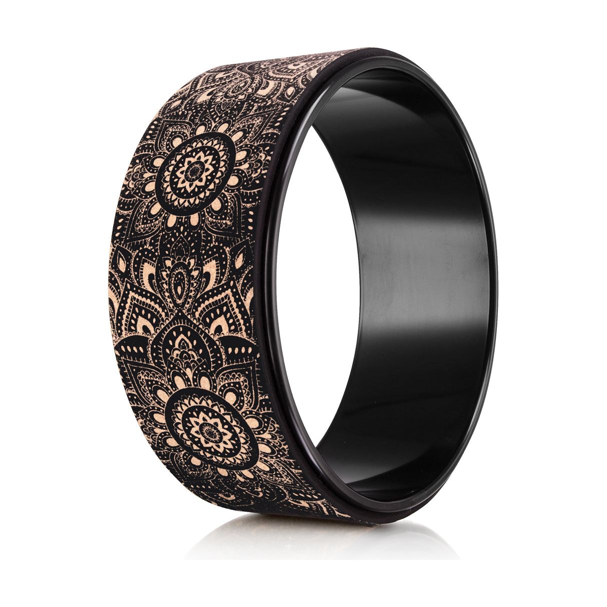 Yoga Design Lab Yoga Wheel Cork Mandala Black