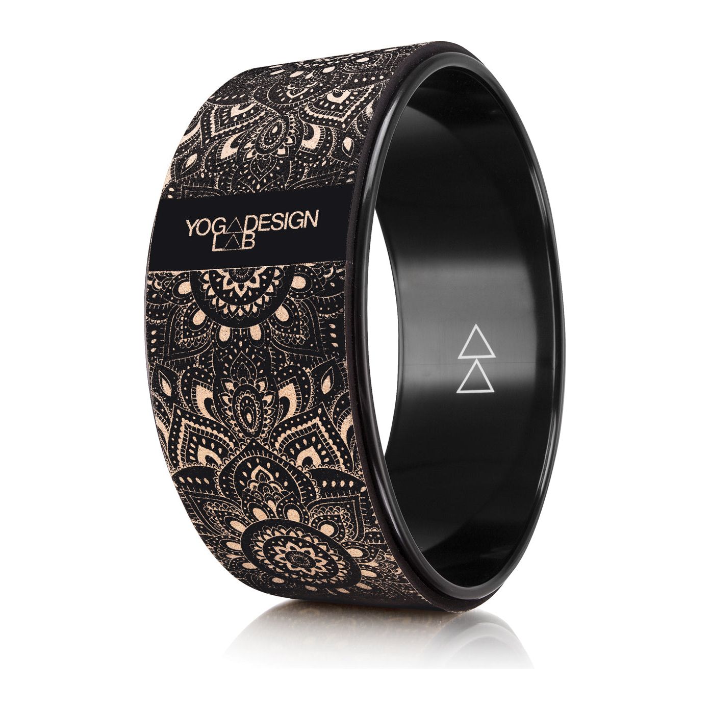 Yoga Design Lab Yoga Wheel Cork Mandala Black