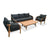 Woodlands 5 Seat Outdoor Lounge Set