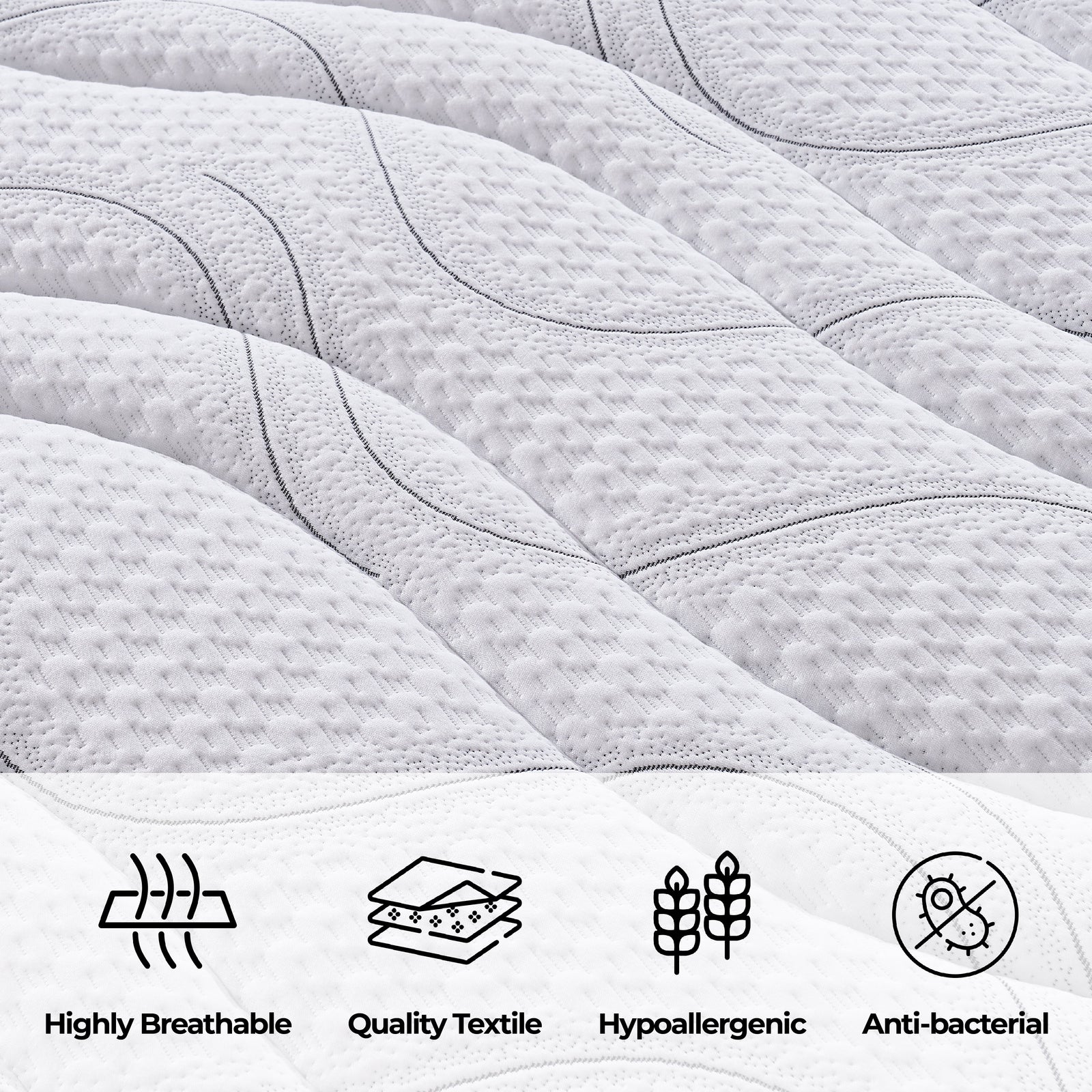EasyDreamer Orthopaedic Euro Top Pocket Spring King Mattress