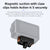 STARTRC Action 5 Pro Magnetic Adapter Mount for DJI Osmo Action 5 Pro/Action 4/Action 3 Quick Release Adapter with Connection Adapter Extension Base Accessories