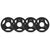 CORTEX 1.25kg Tri-Grip Olympic Plates 50mm (Set of 4)