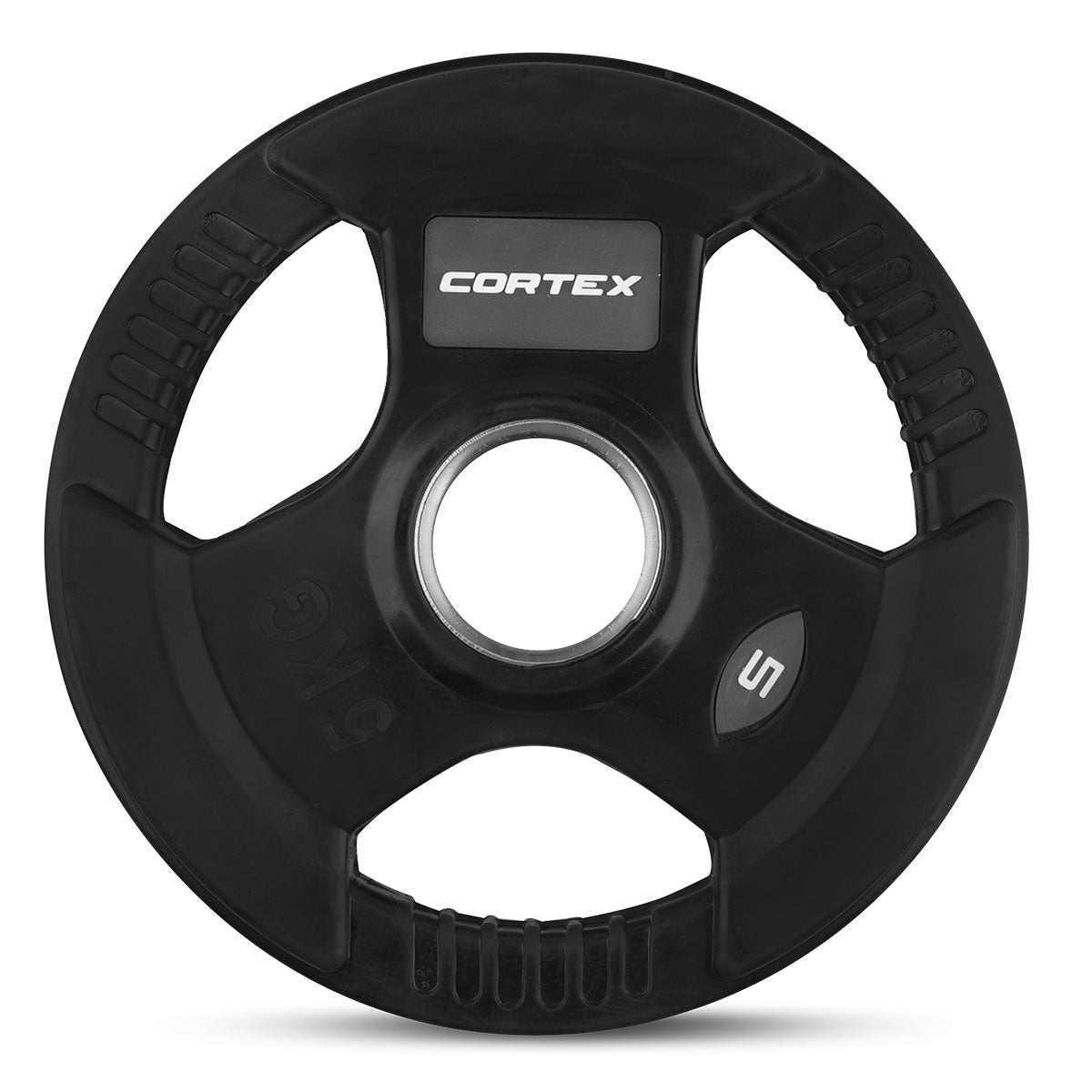 CORTEX 5kg Tri-Grip V2 50mm Olympic Plates (Pair)