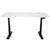 Lifespan Fitness ErgoDesk AUTO Series Automatic Standing Desk 150cm in White & Black