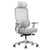 Lifespan Fitness DM8 Ergonomic Office Desk Chair (White/Grey)