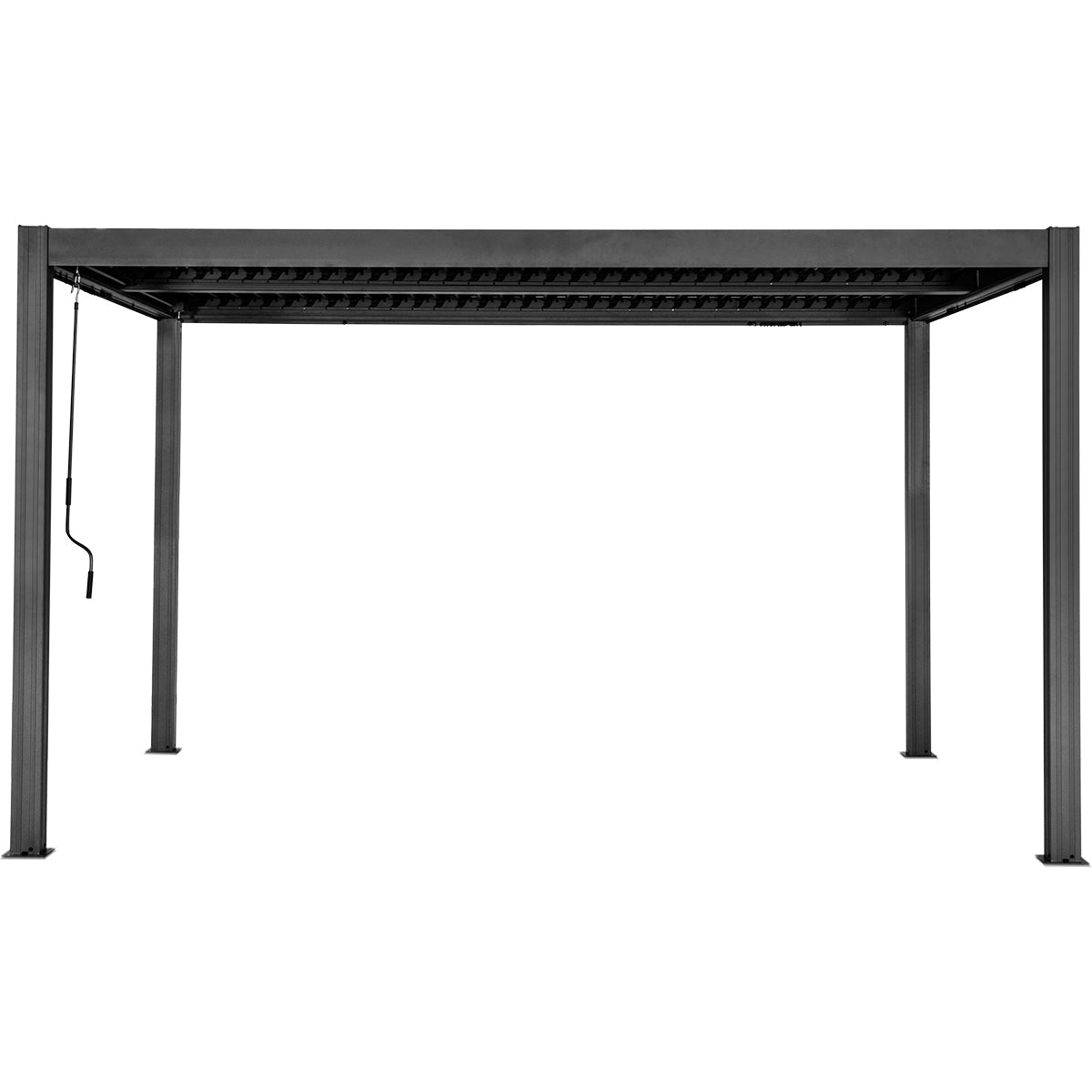 Yardtopia Elmont 3m x 4m Aluminium Adjustable Louvre Pergola