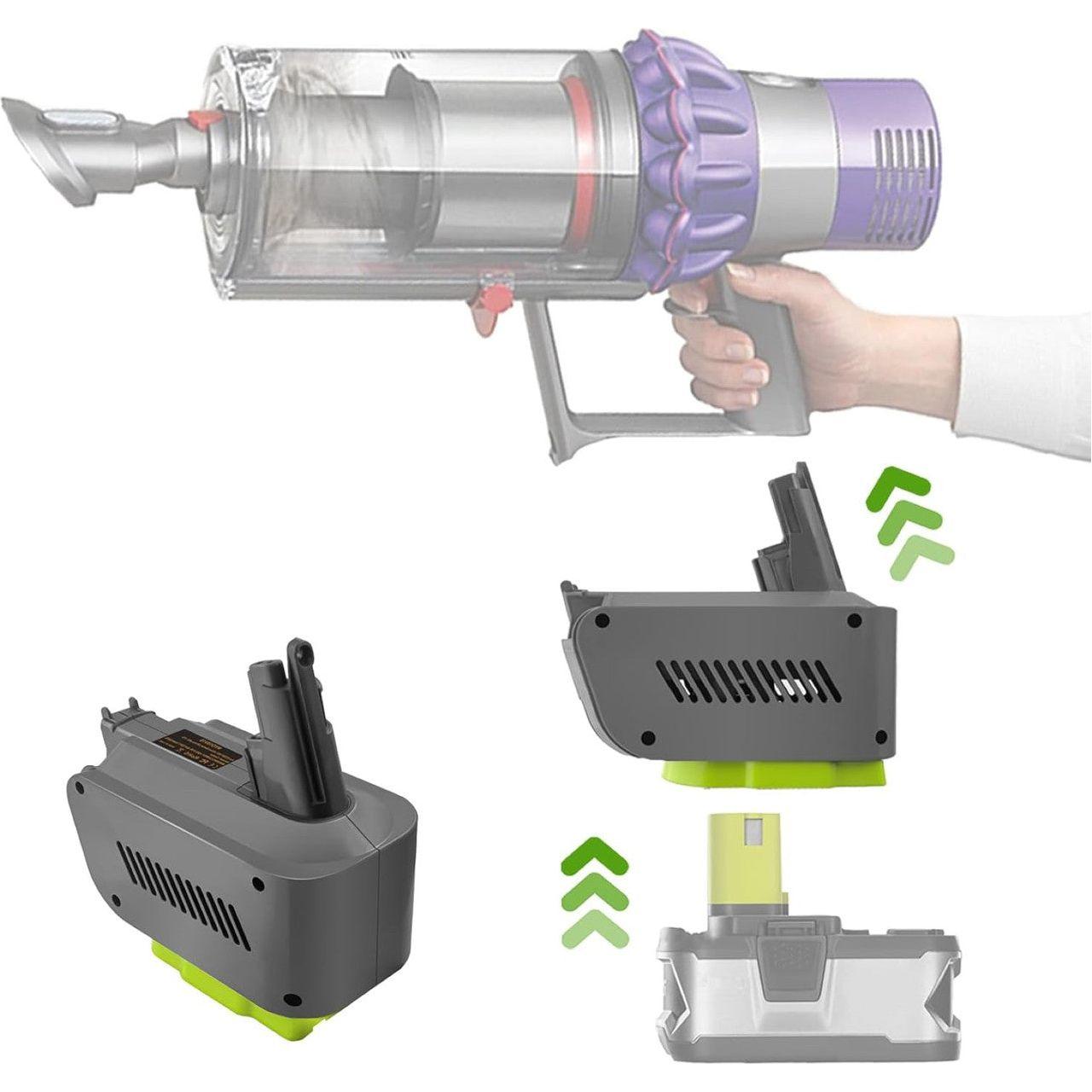 Hygieia Ryobi Converter - Ryobi ONE+ 18V To Dyson V10 Battery Converter / Adapter