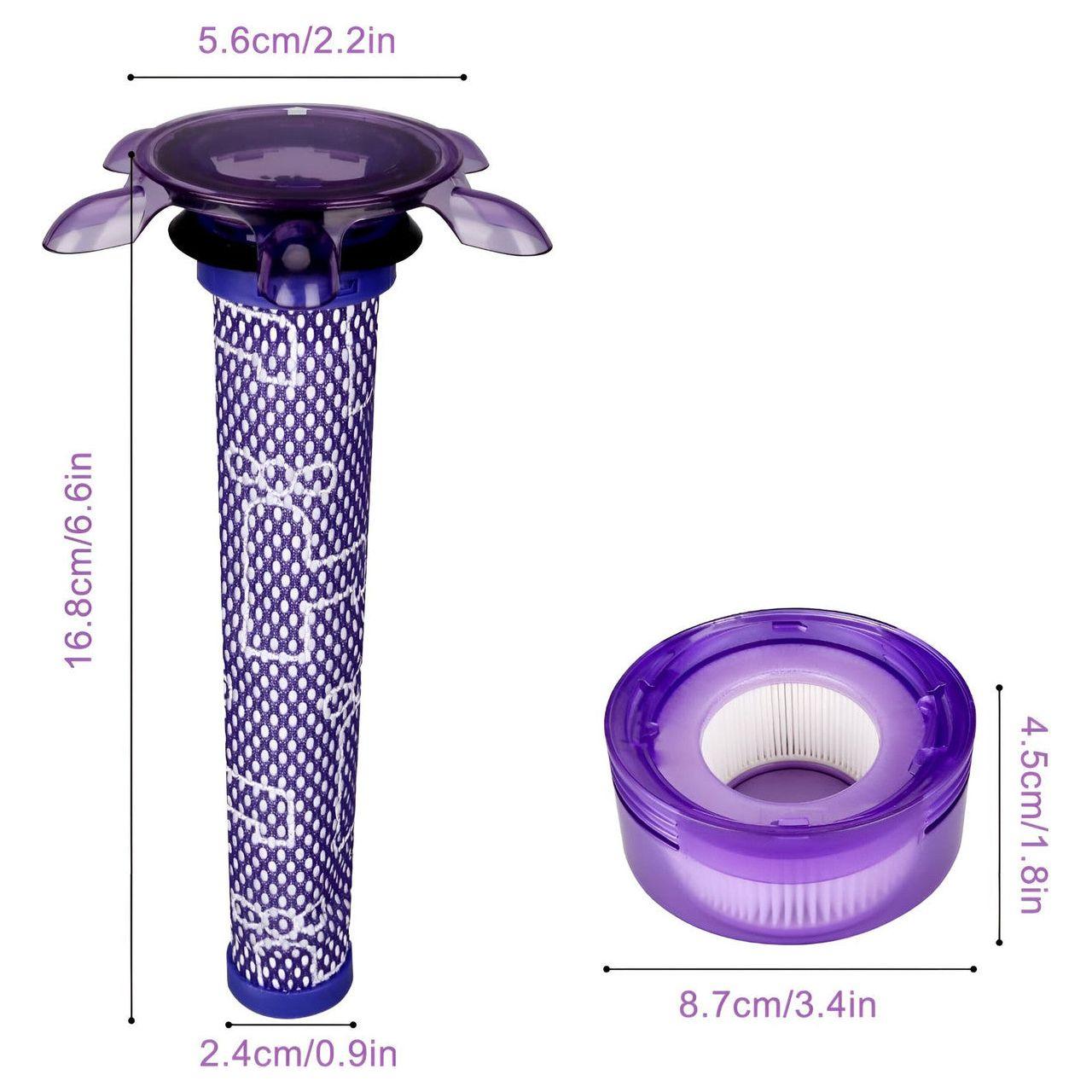Hygieia Filter Kit for Dyson V7 Advanced SV37 & V8 With Star Pre-Filter SV25