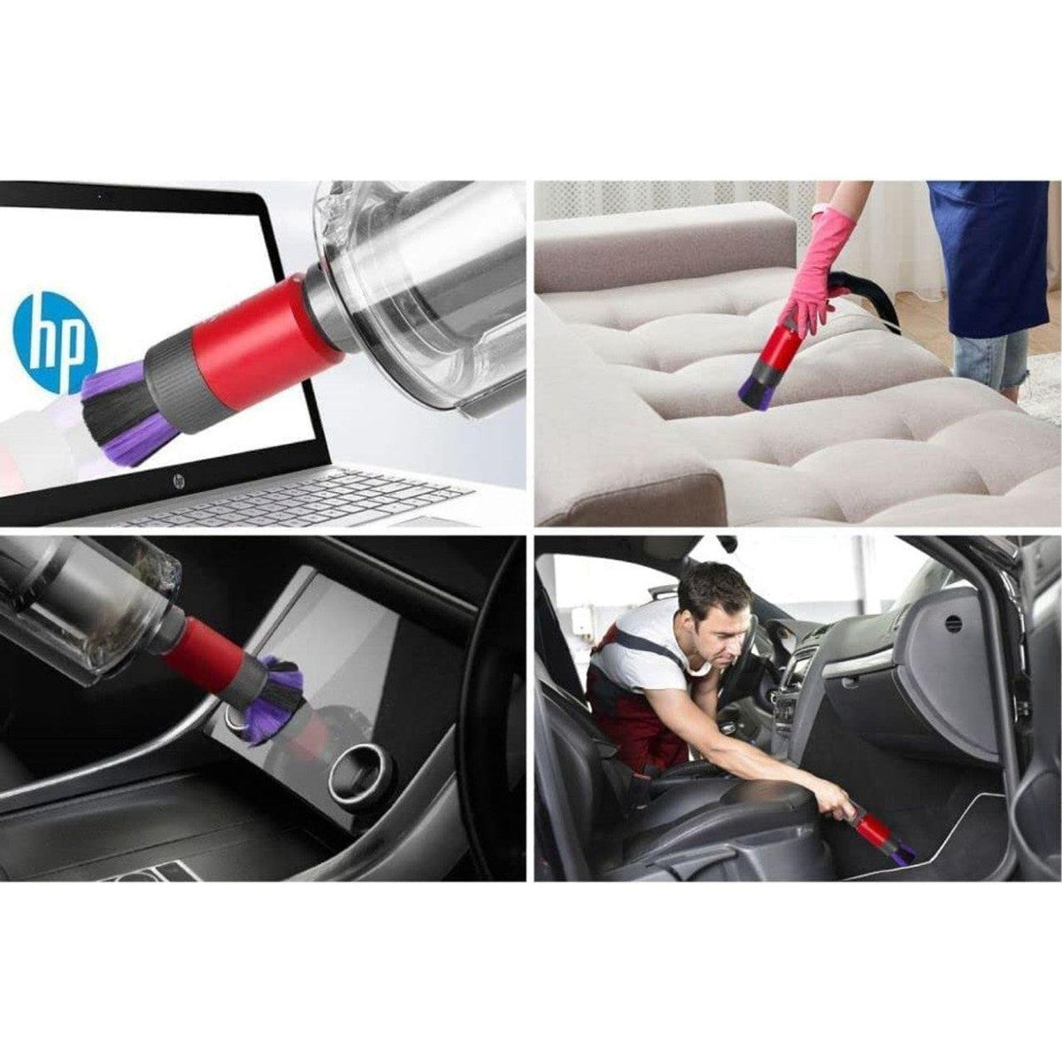 Scratch-Free, Self cleaning Dusting Brush for Dyson V7, V8, V10, V11, V12 & V15