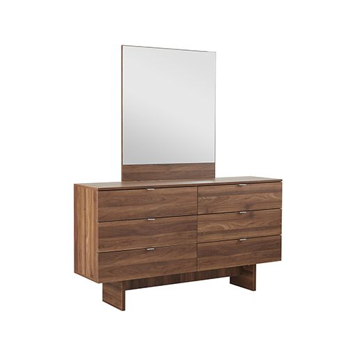 4 Pcs King Bedroom Suite with Dresser in Fabric LED Light