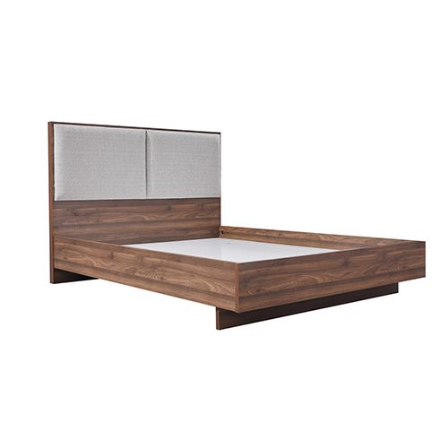 4 Pcs King Bedroom Suite with Tallboy in Fabric LED Light