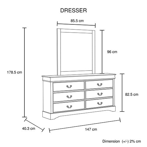 4 Pcs Bedroom Suite Solid MDF King White