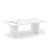 Coffee Table Sintered Stone Top MDF Table Base Glossy White