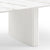 Coffee Table Sintered Stone Top MDF Table Base Glossy White