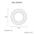 Wall Mirror Sparkling Crush Crystal MDF Silver And Grey MRR-01