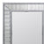 Wall Mirror MDF Silver Mirror Clear Image Rectangular Shape MRR-07