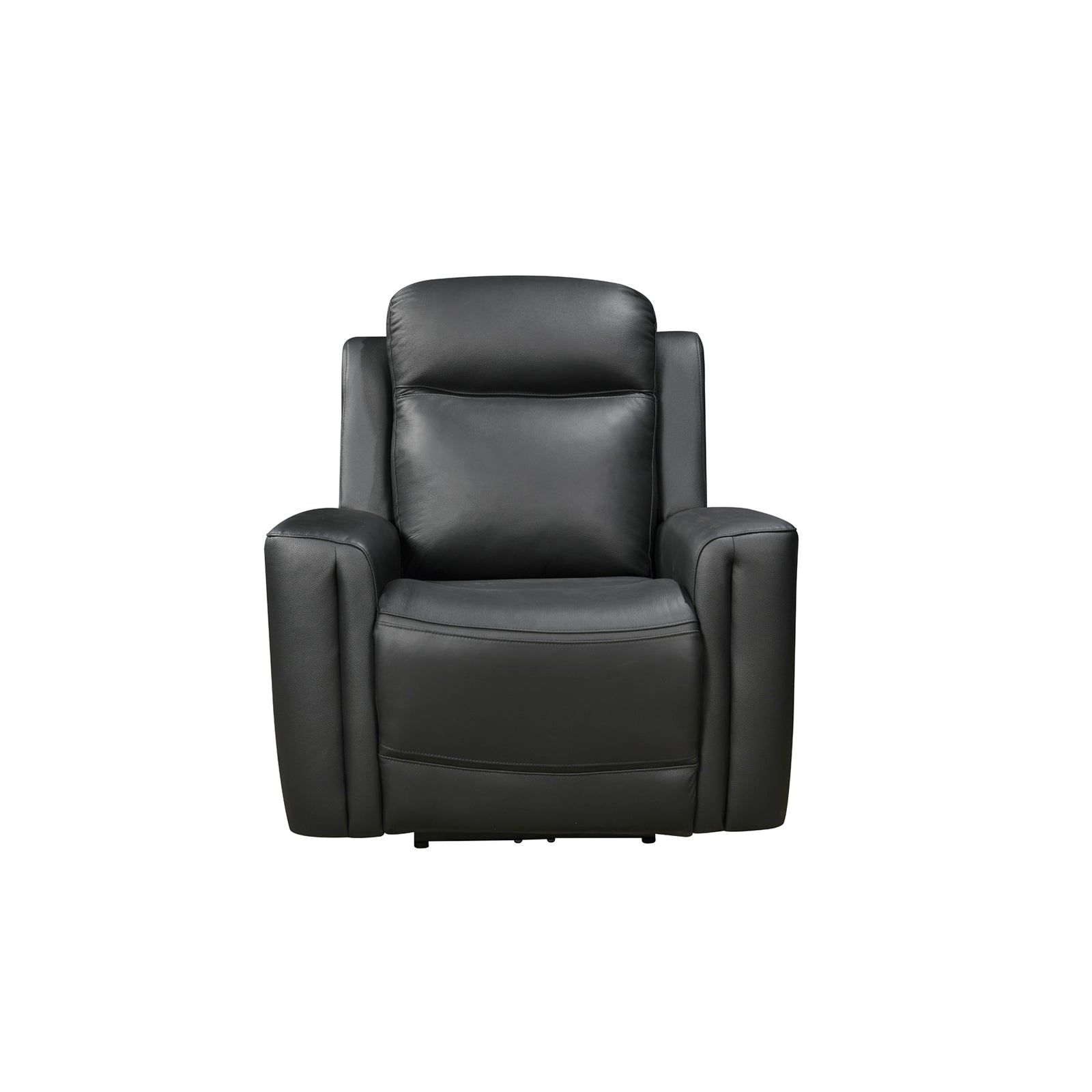 1 Seater Electric Leather/PVC Black Recliner