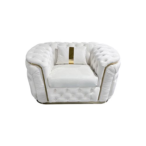 3+1+1 Seater Sofa Set Beige Velvet Fabric