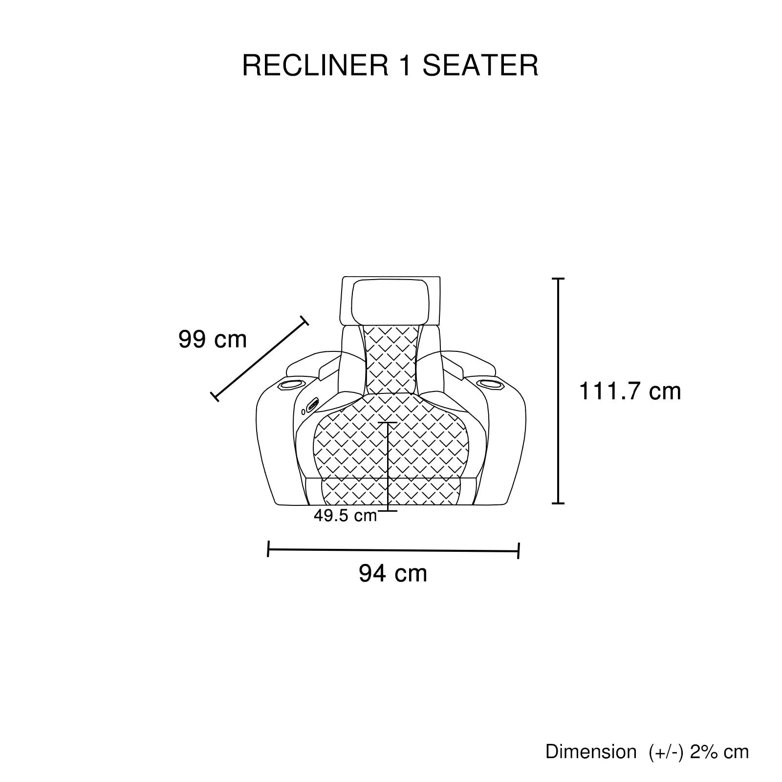 3-2-1 Seater Electric Air Leather Dark Grey Recliner Set