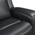 3-2 Seater Electric Leather/PVC Black Recliner Set