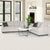Milano 3-2 Seater Sofa Set Polyester Fabric Multilayer Two Pillows Attached Individual Pocket Spring