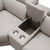 Washington Genuine Leather 6 Seater Corner Sofa With 2 Electric Recliners And Reversible Console
